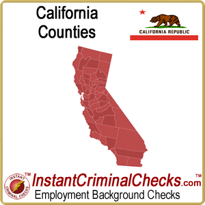 California County Criminal Background Checks