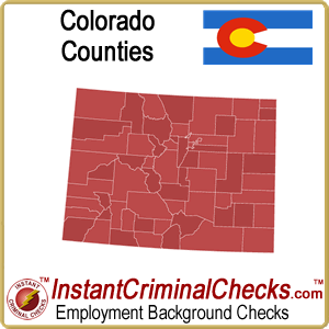 Colorado County Criminal Background Checks
