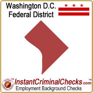 Washington DC County Criminal Background Checks