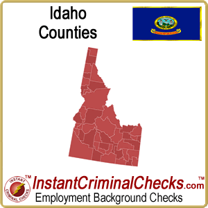 Idaho County Criminal Background Checks