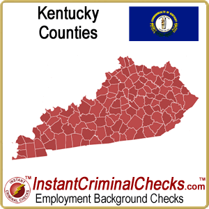 Kentucky County Criminal Background Checks
