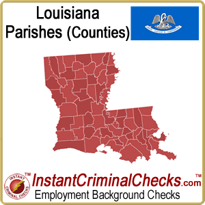 Louisiana County Criminal Background Checks