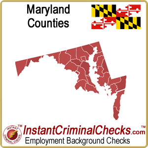 Maryland County Criminal Background Checks