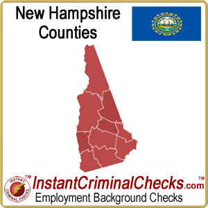 New Hampshire County Criminal Background Checks