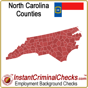 North Carolina County Criminal Background Checks