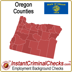 Oregon County Criminal Background Checks
