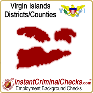 Virgin Islands County Criminal Background Checks