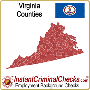 Virginia County Criminal Background Checks