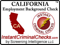 California Employment Background Check