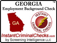Georgia Employment Background Check