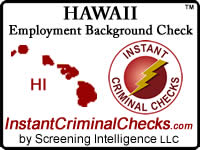 Hawaii Employment Background Check