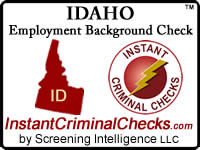 Idaho Employment Background Check