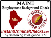 Maine Employment Background Check