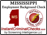 Mississippi Employment Background Check