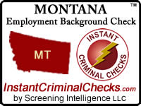 Montana Employment Background Check