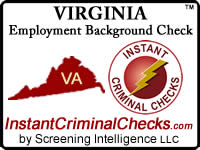 Virginia Employment Background Check
