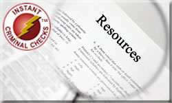 Criminal Background Check Industry Resources