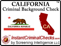 California Criminal Background Check