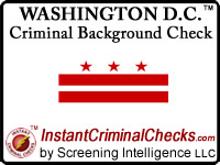 Washington DC Criminal Background Check