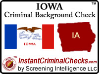 Iowa Criminal Background Check