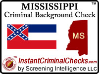 Mississippi Criminal Background Check