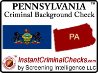 Pennsylvania Criminal Background Check