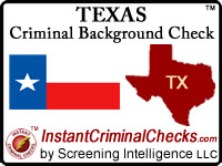 Texas Criminal Background Check