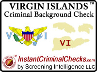 Virgin Islands Criminal Background Check