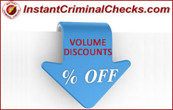 Criminal Background Check Discount Account