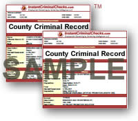 County Criminal Records